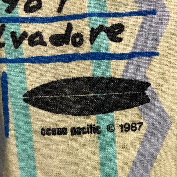 Vintage 1987 Ocean Pacific button down shirt - Picture 5 of 5